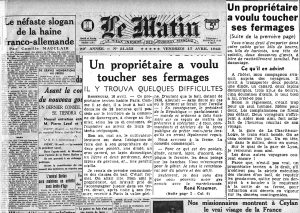 Le Matin 1942