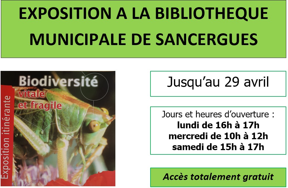 Expo Sancergues Biodiversité