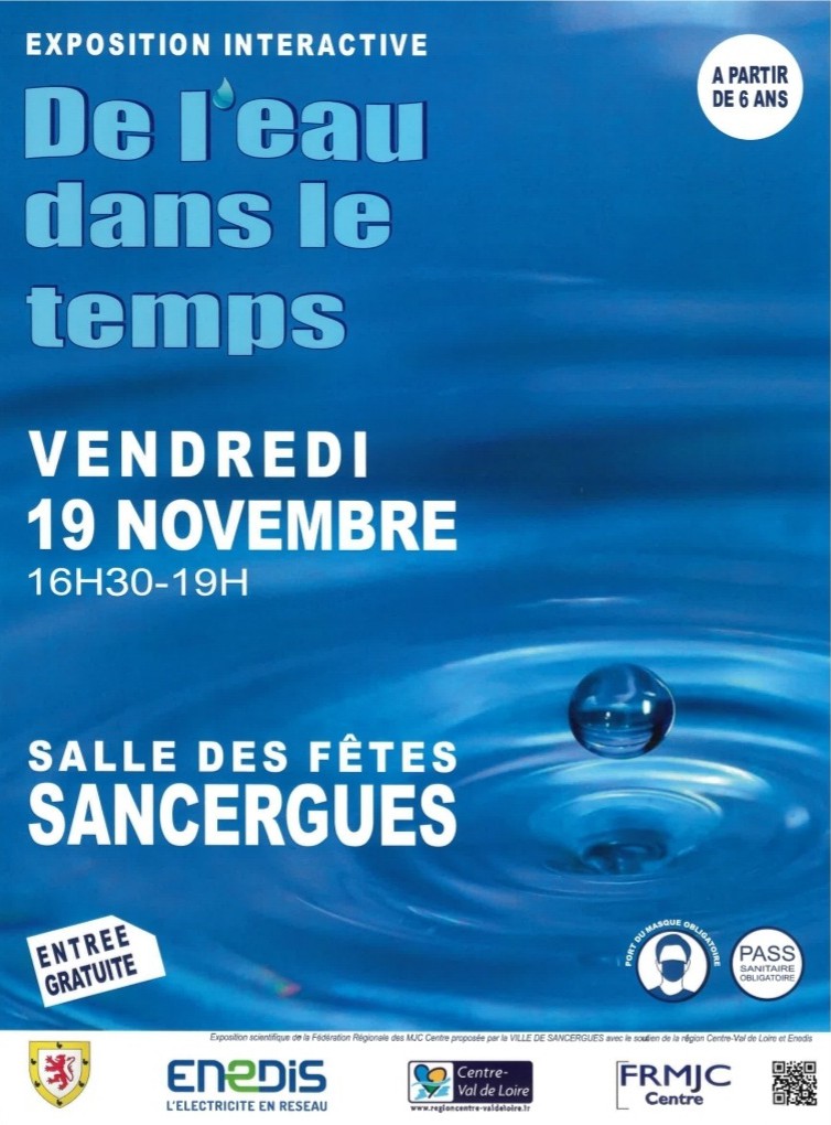 expo de l'eau dans le temps 2021 sancergues