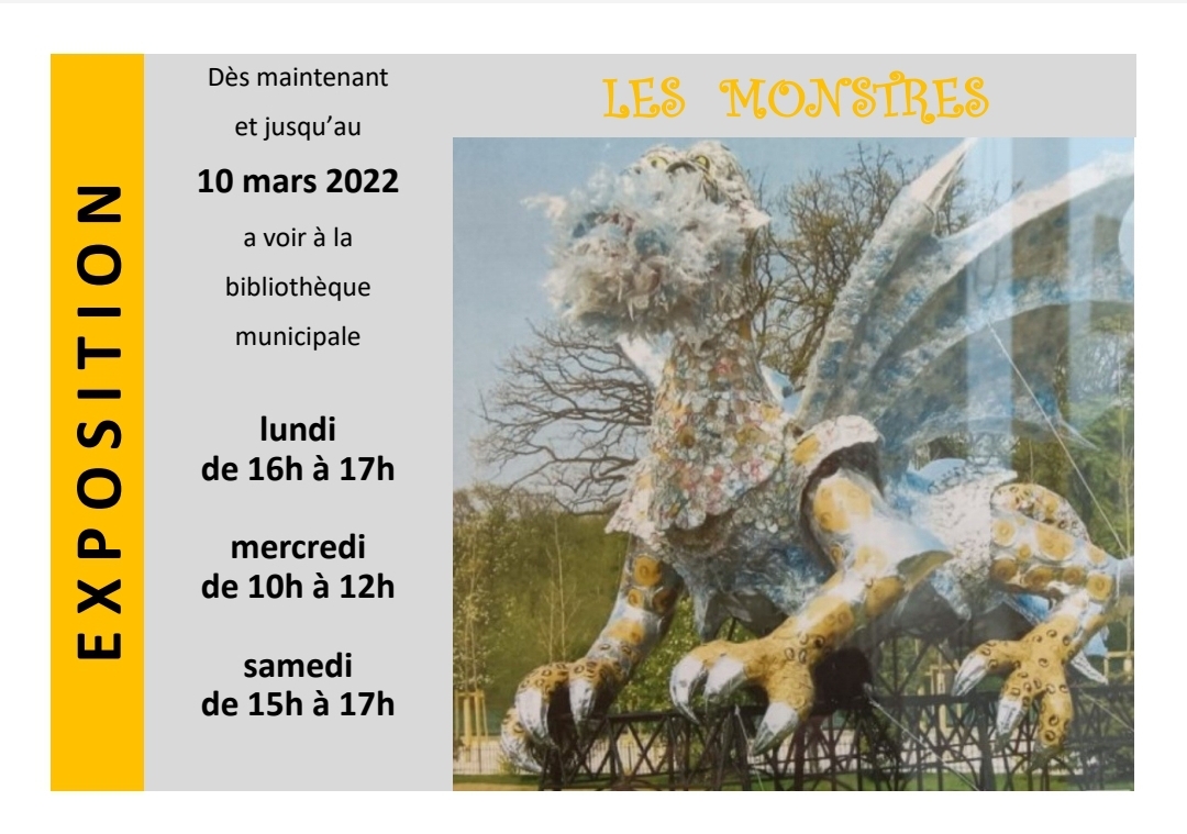 exposition les monstres sancergues 2022