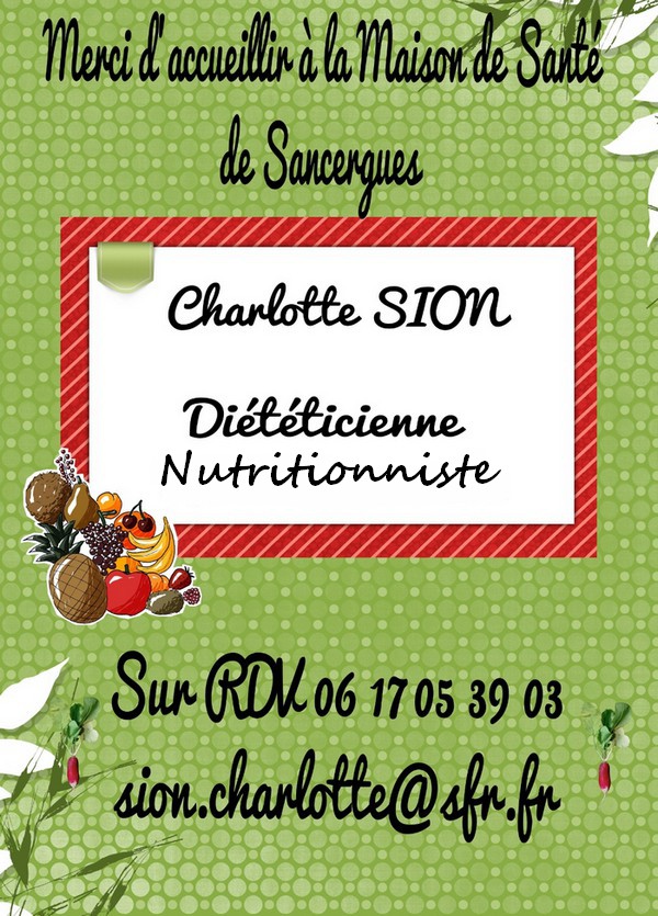 Charlotte Sion Diététicienne Nutritionniste