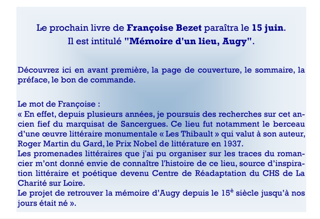 mémoire d'un lieu augy
