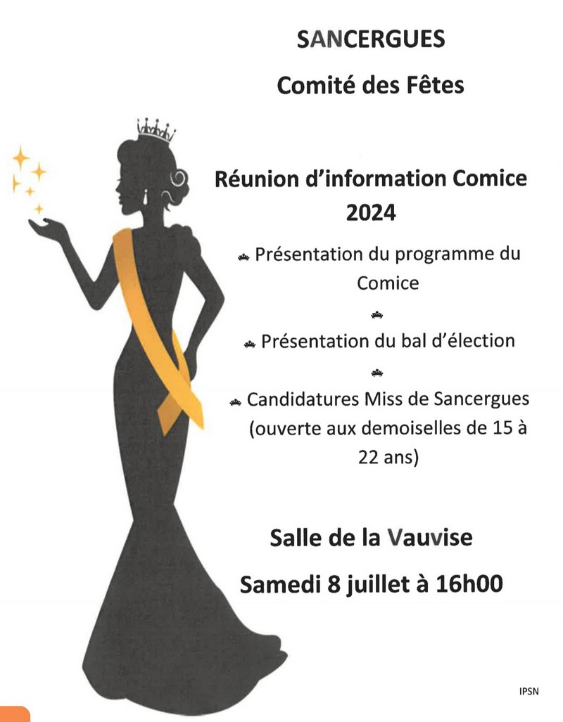 réunion comice 2024 sancergues