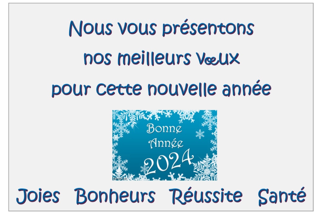 meilleurs voeux 2024