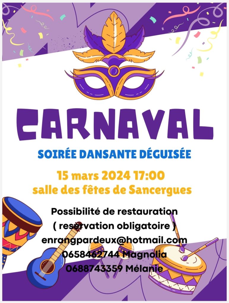 Carnaval 2024 Sancergues