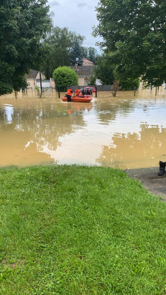 inondations Sancergues juin 2024