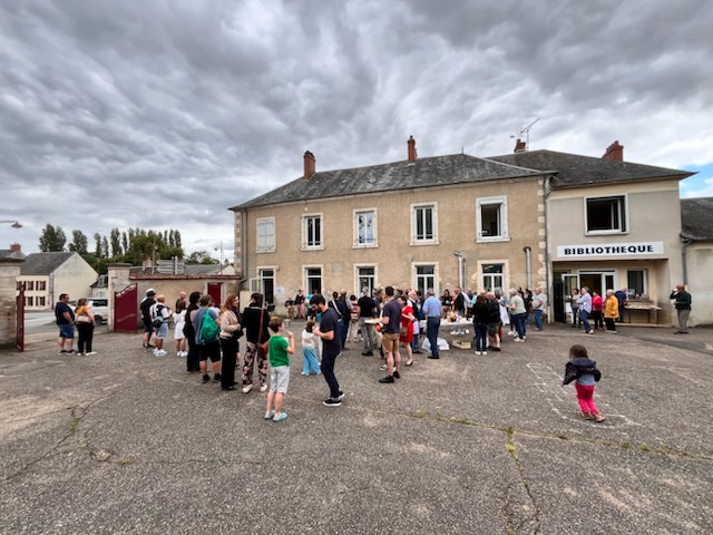 inauguration médiathèque école de musique Sancergues 2024