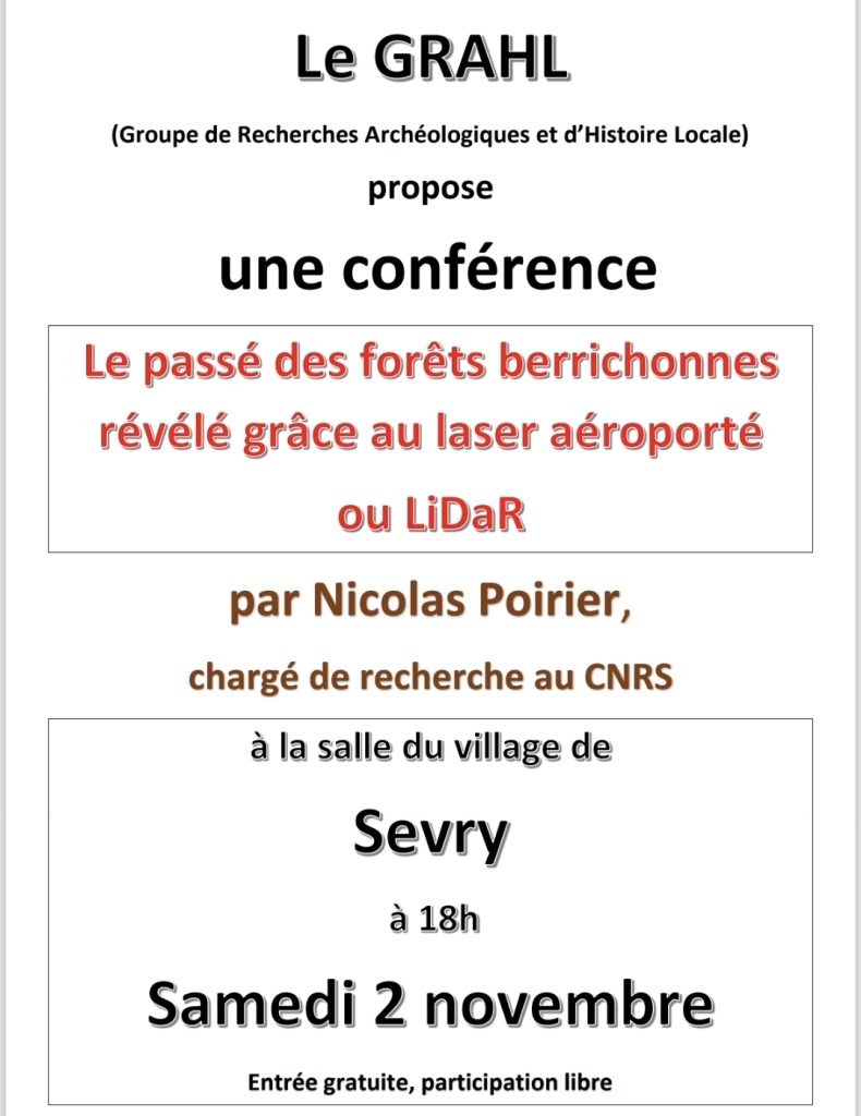 conférence Le passé des forêts berrichonnes