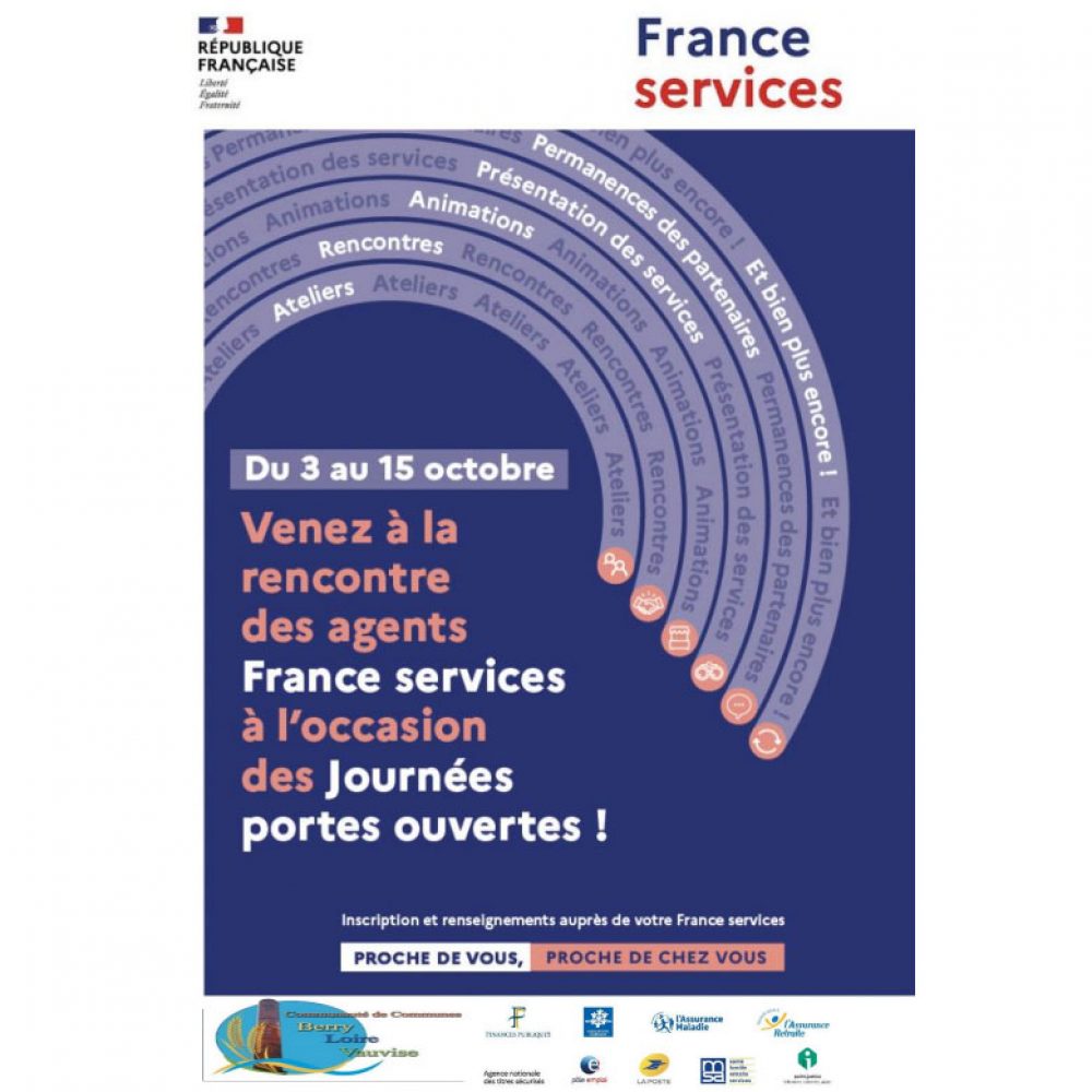 Journées portes ouvertes France Services du 3 au 15 octobre