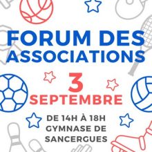 Forum des associations le 3 septembre 2023